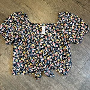 Brand new floral LOFT  top